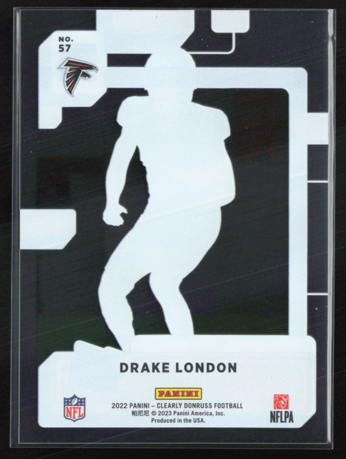Drake London RC Rated Rookie Clearly Donruss