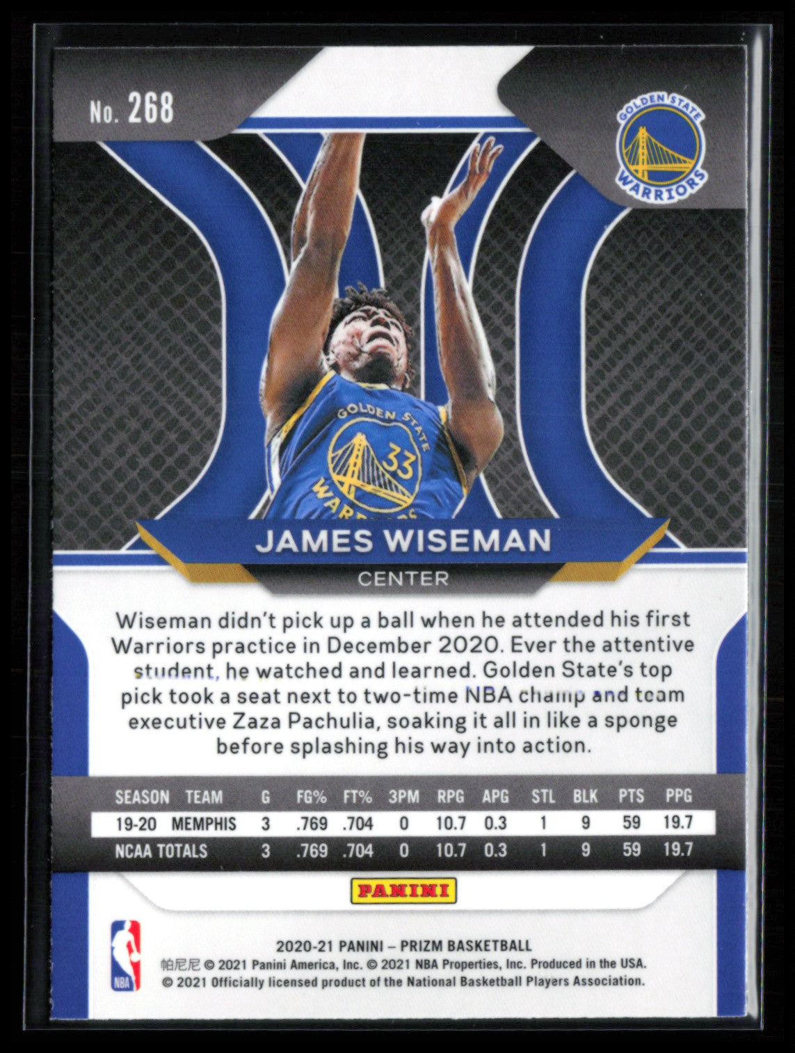 James Wiseman RC