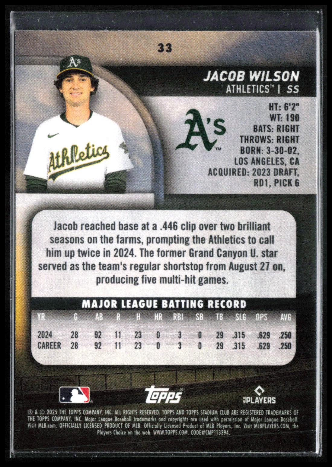Jacob Wilson RC