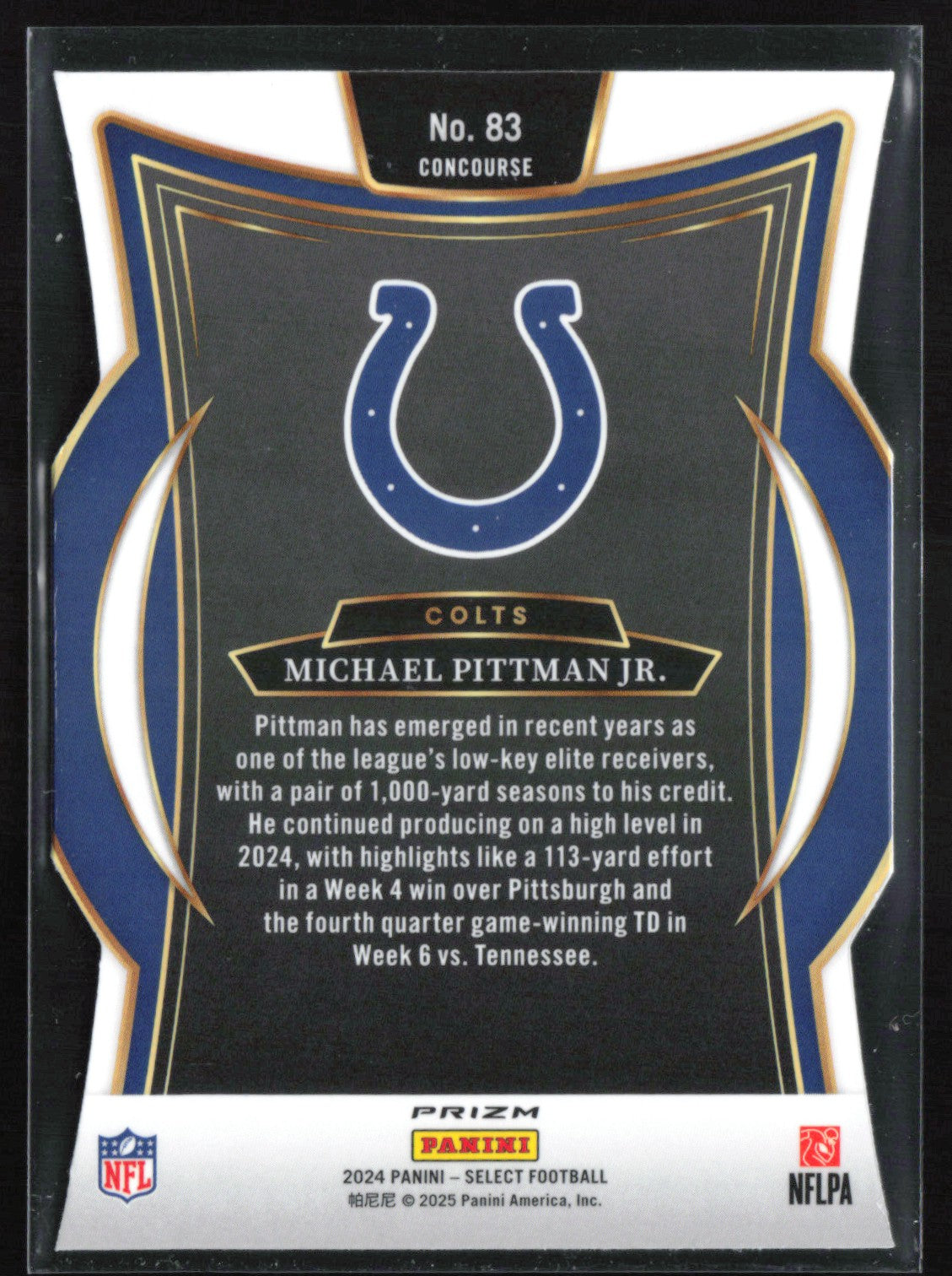 Michael Pittman Jr. Silver Die-Cut
