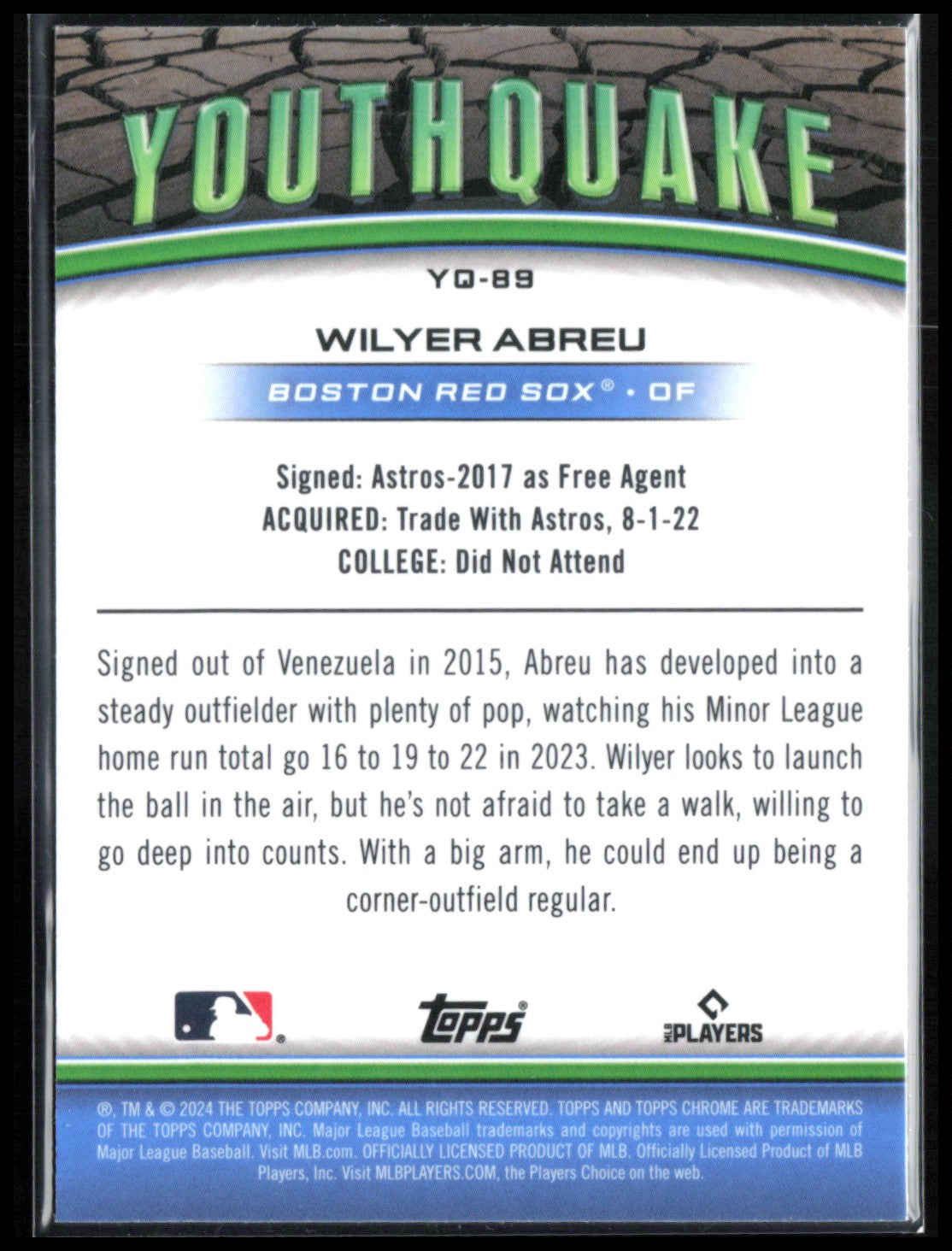 Wilyer Abreu RC