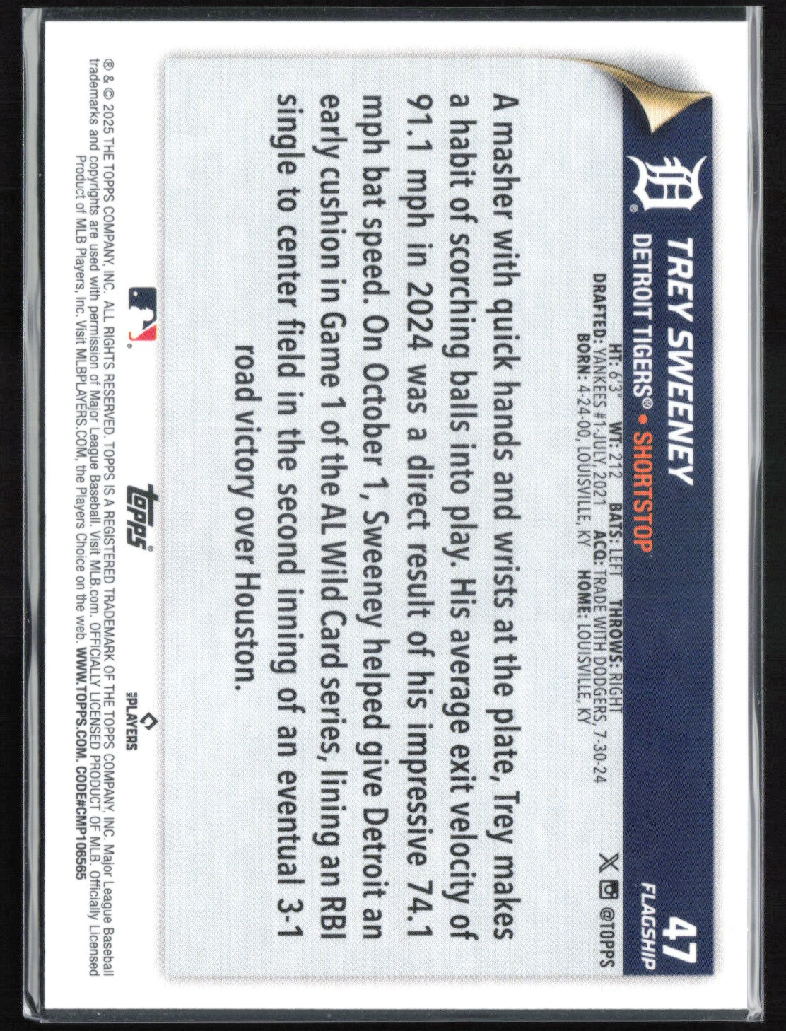 Trey Sweeney RC