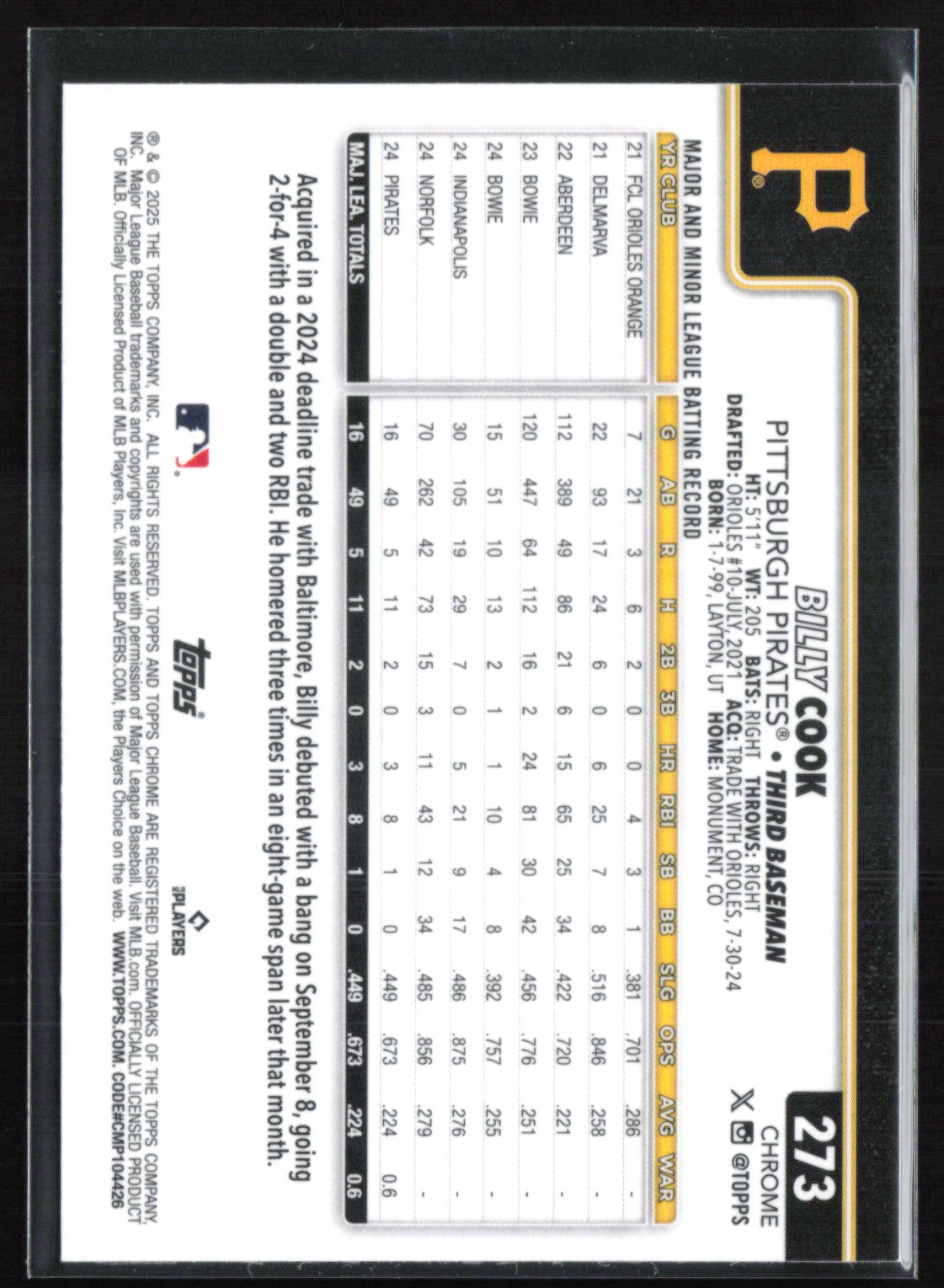 Billy Cook RC