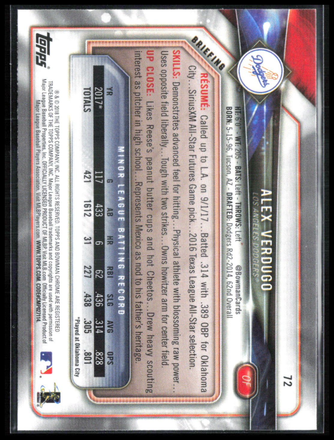Alex Verdugo RC