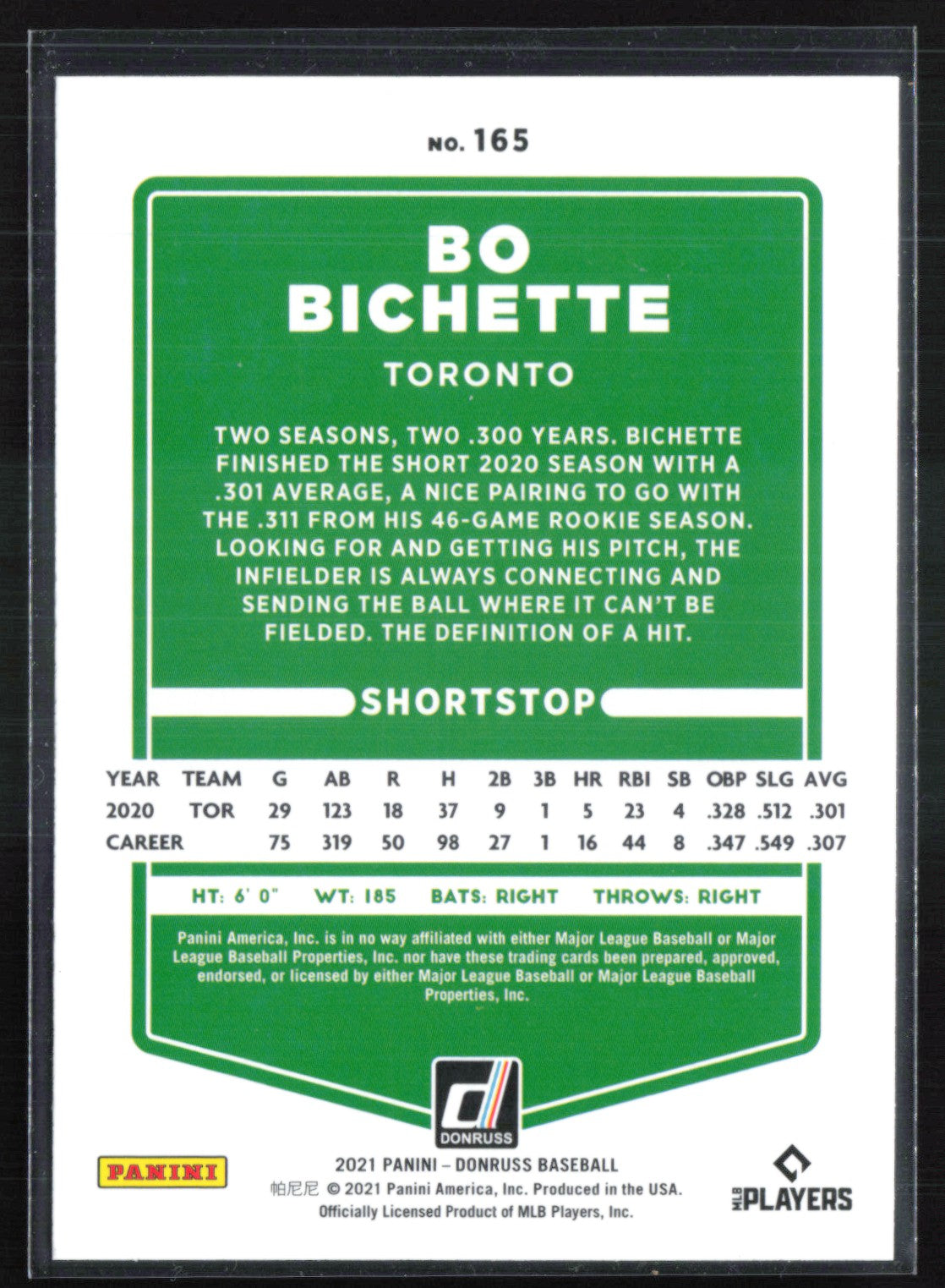 Bo Bichette Blue Foil