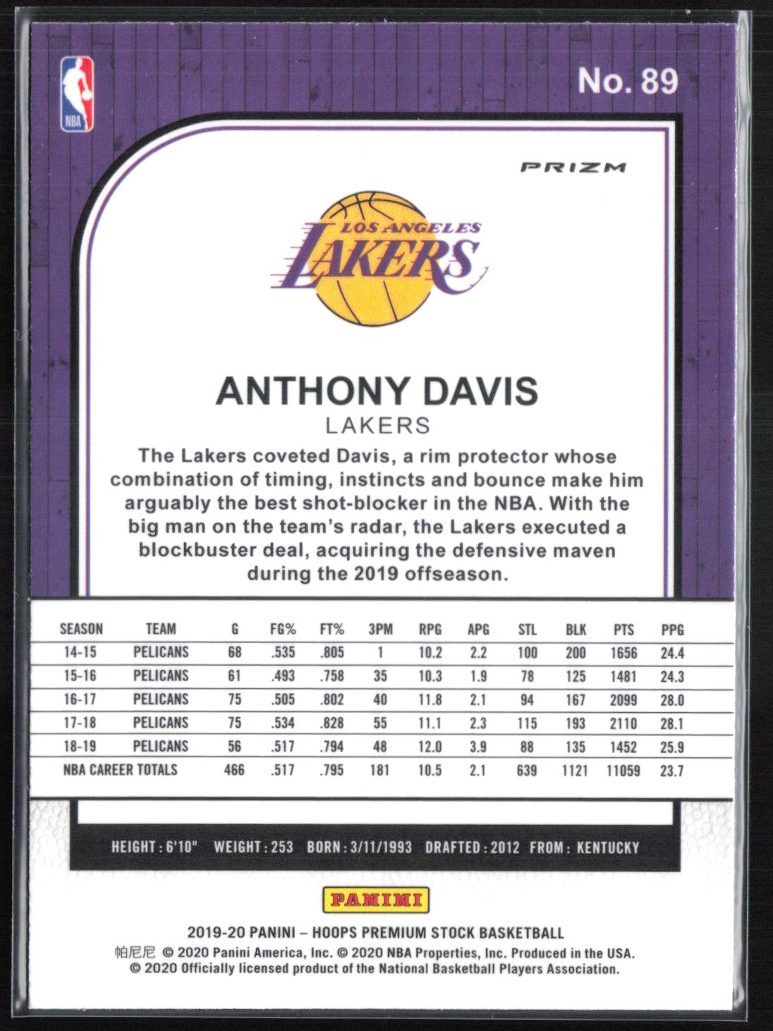 Anthony Davis Holo