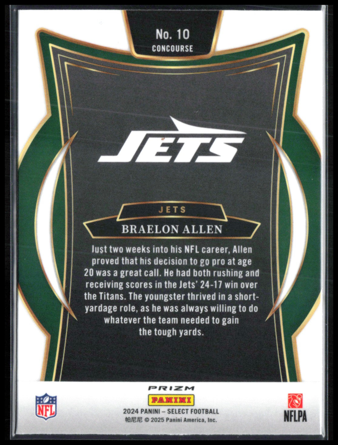 Braelon Allen RC Black Green Shock
