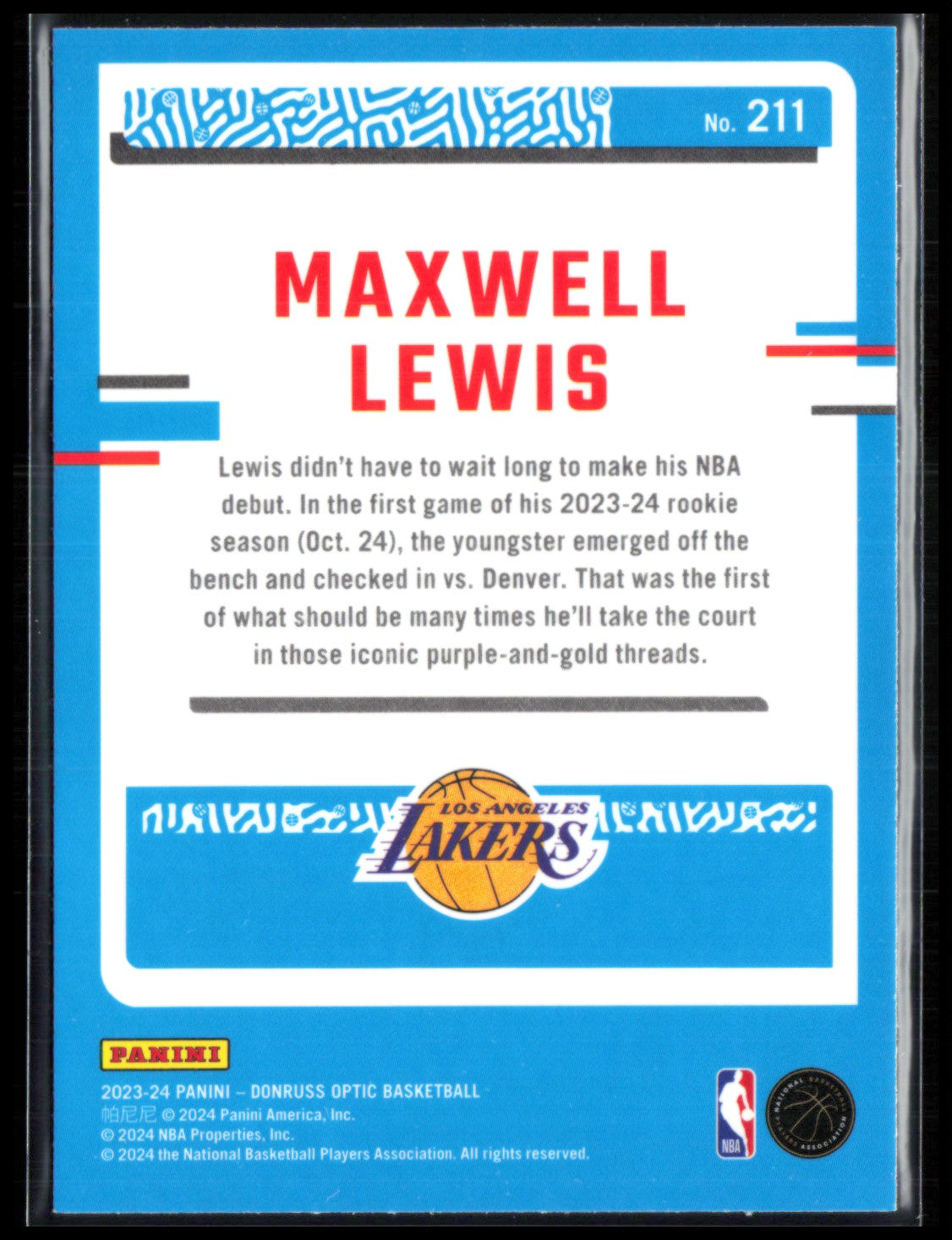 Maxwell Lewis RC