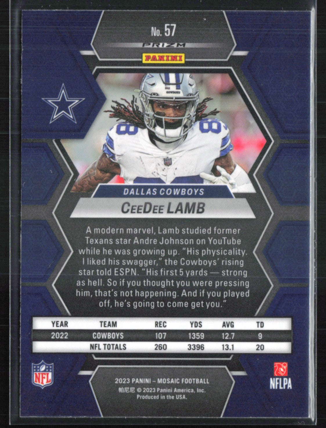 CeeDee Lamb Mosaic Prizm
