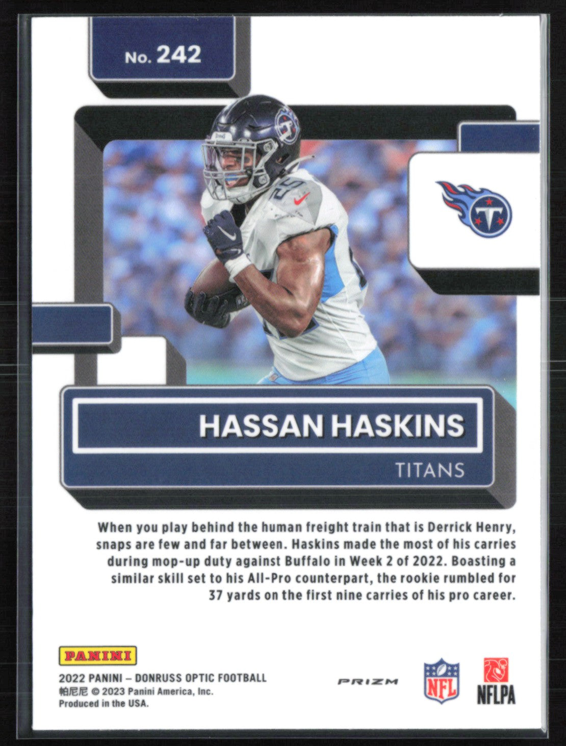 Hassan Haskins RC Fire Emoji SP 2022 Optic