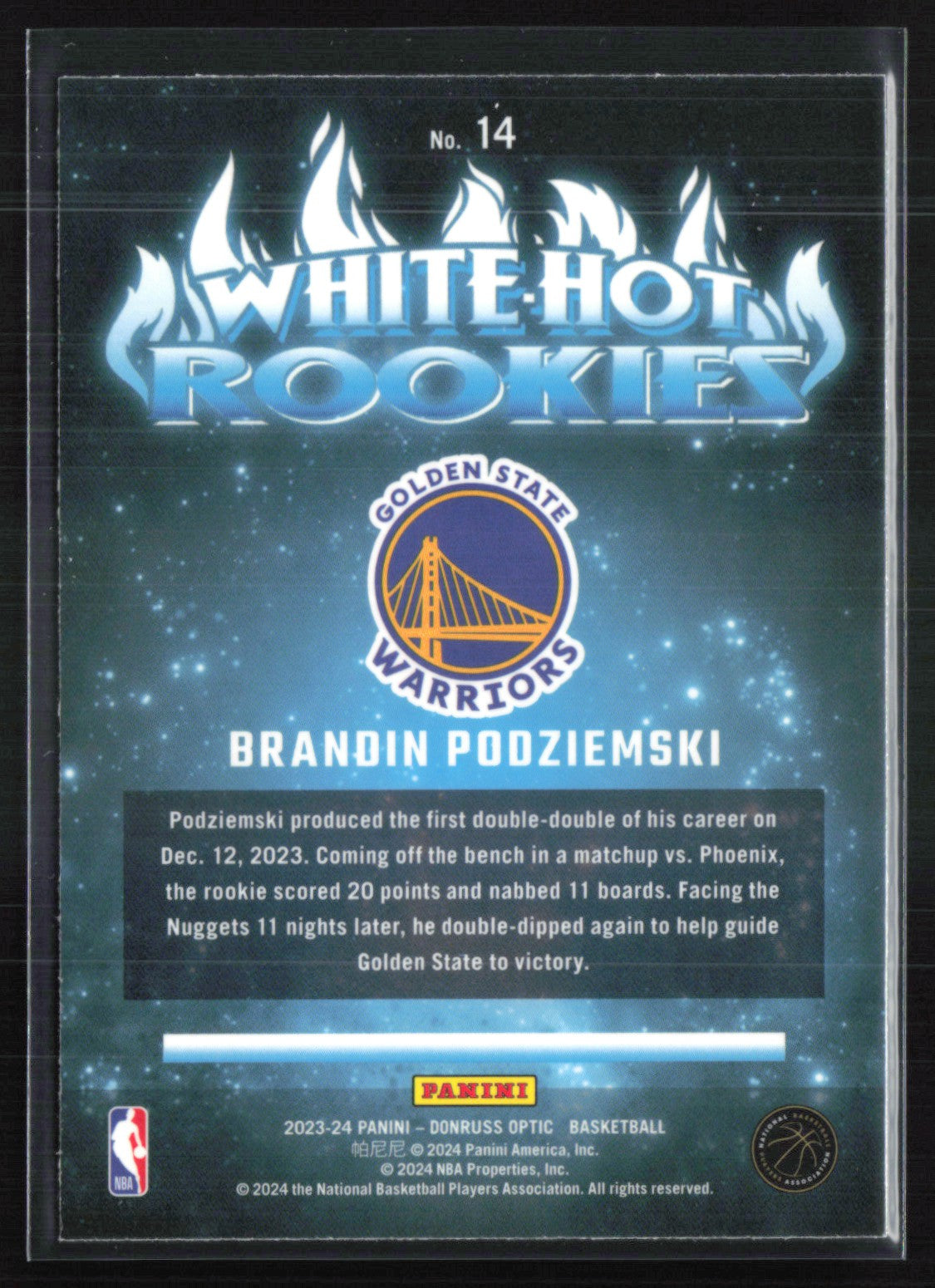 Brandin Podziemski RC