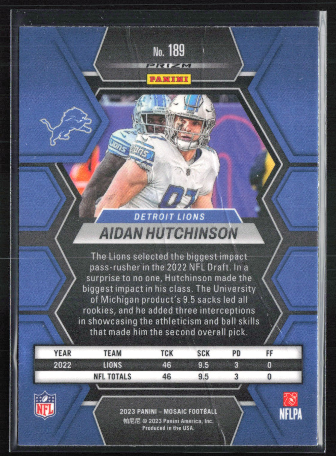 Aidan Hutchinson Mosaic Prizm