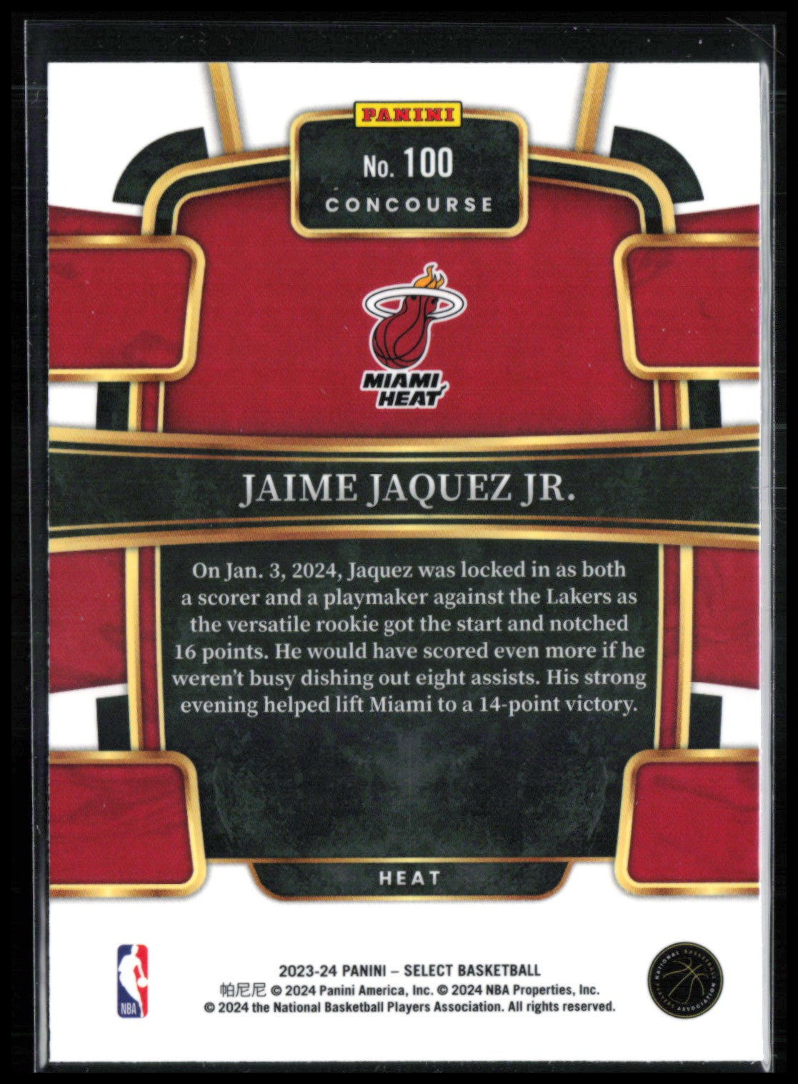 Jaime Jaquez Jr. RC