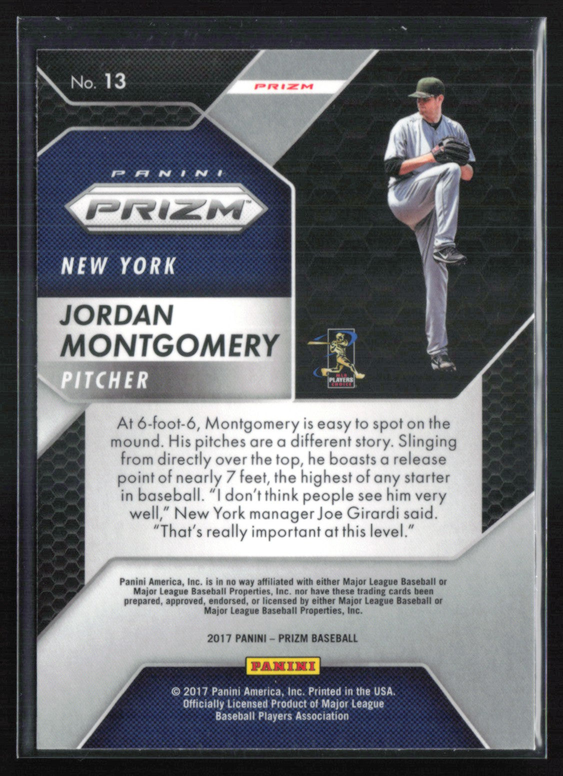 Jordan Montgomery RC Silver