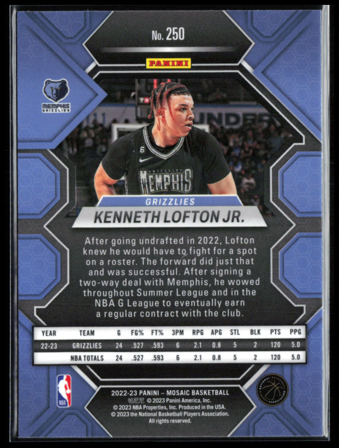 Kenneth Lofton Jr. RC
