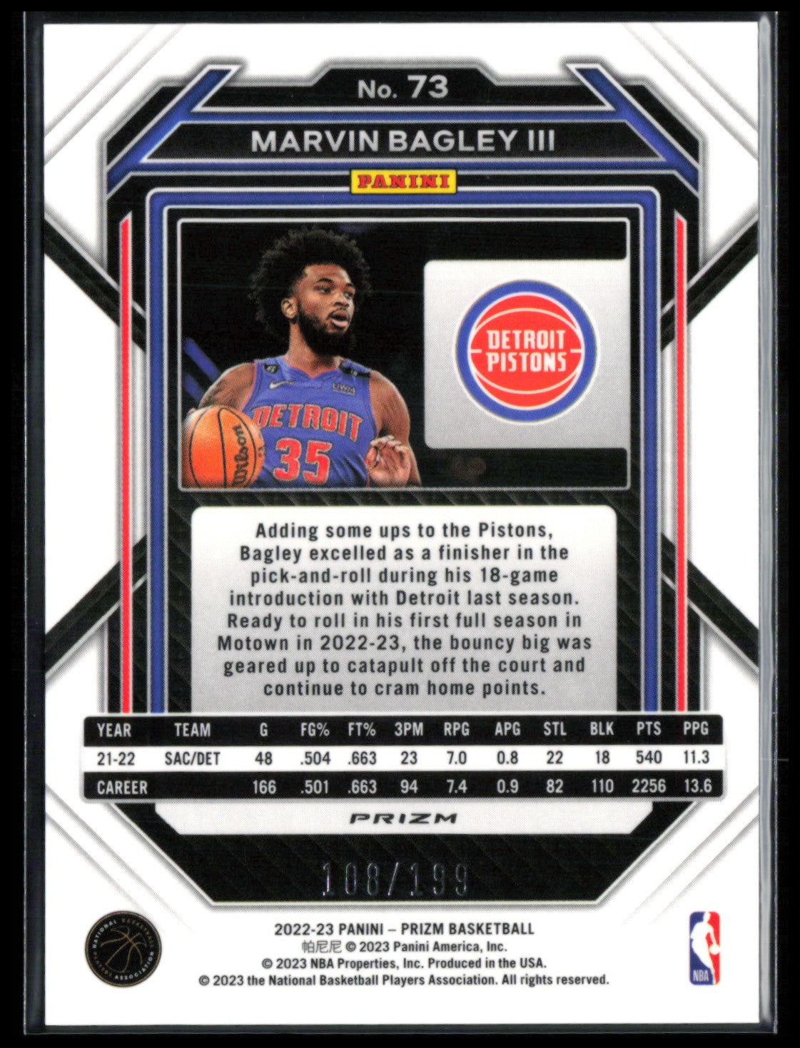 Marvin Bagley III Blue /199