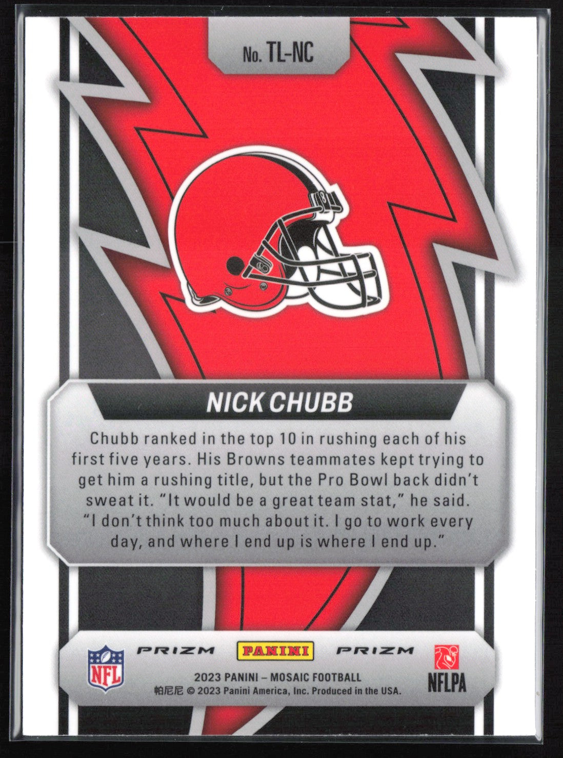 Nick Chubb Green Mosaic