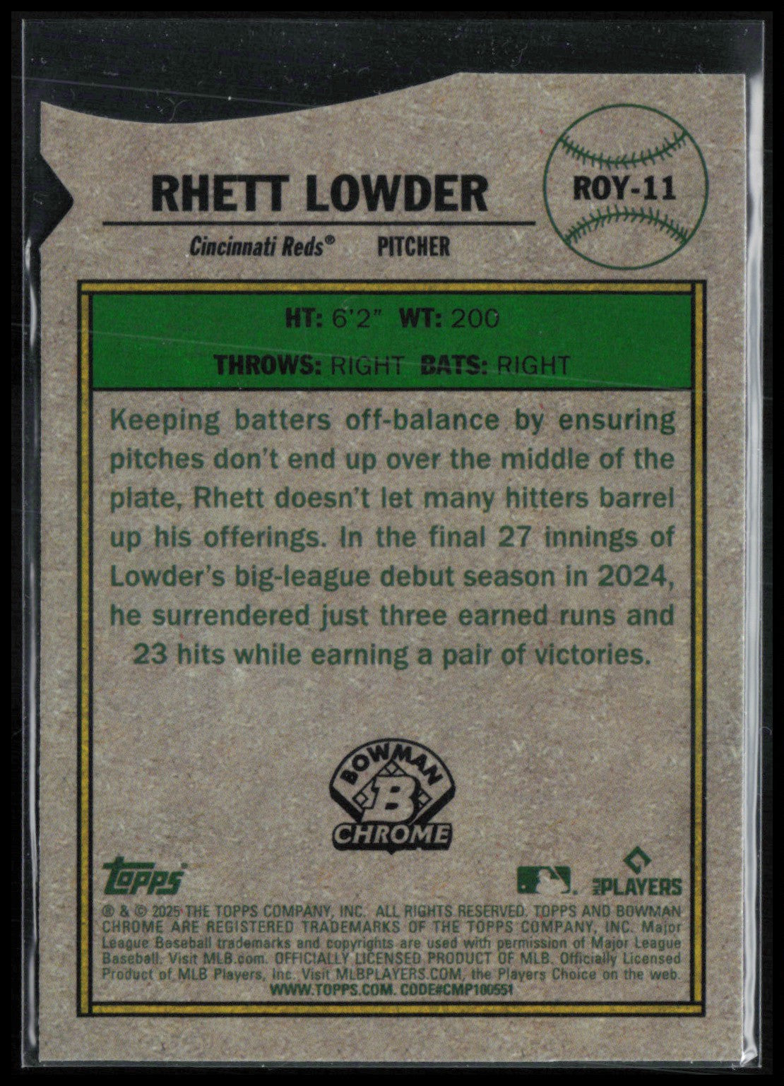 Rhett Lowder RC Die-Cut