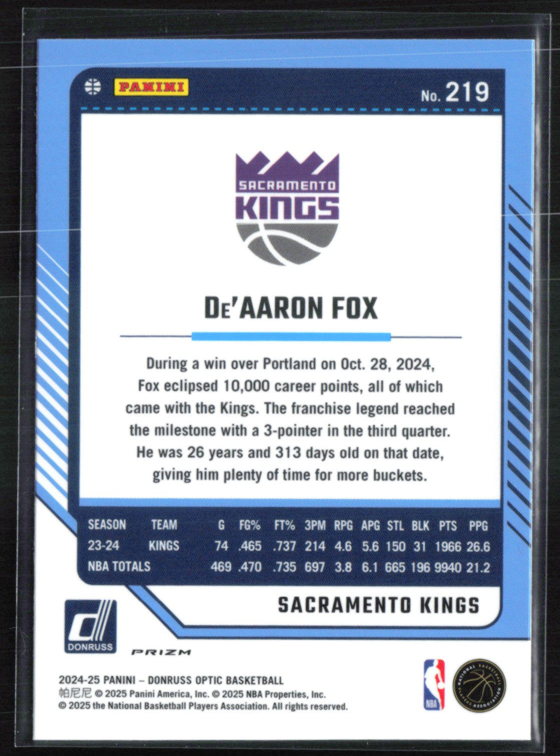 De'Aaron Fox Purple