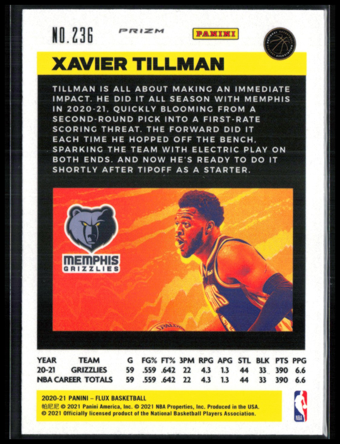 Xavier Tillman RC Silver