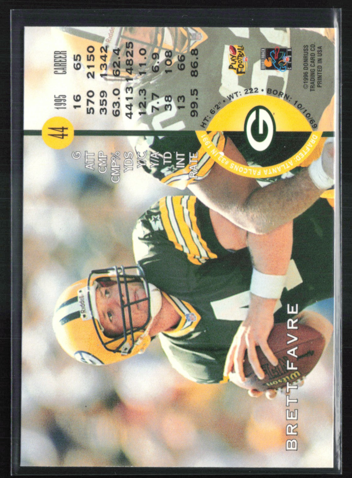 Brett Favre 1996 Leaf