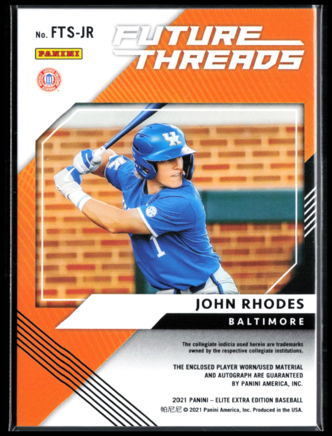 John Rhodes Mem Auto