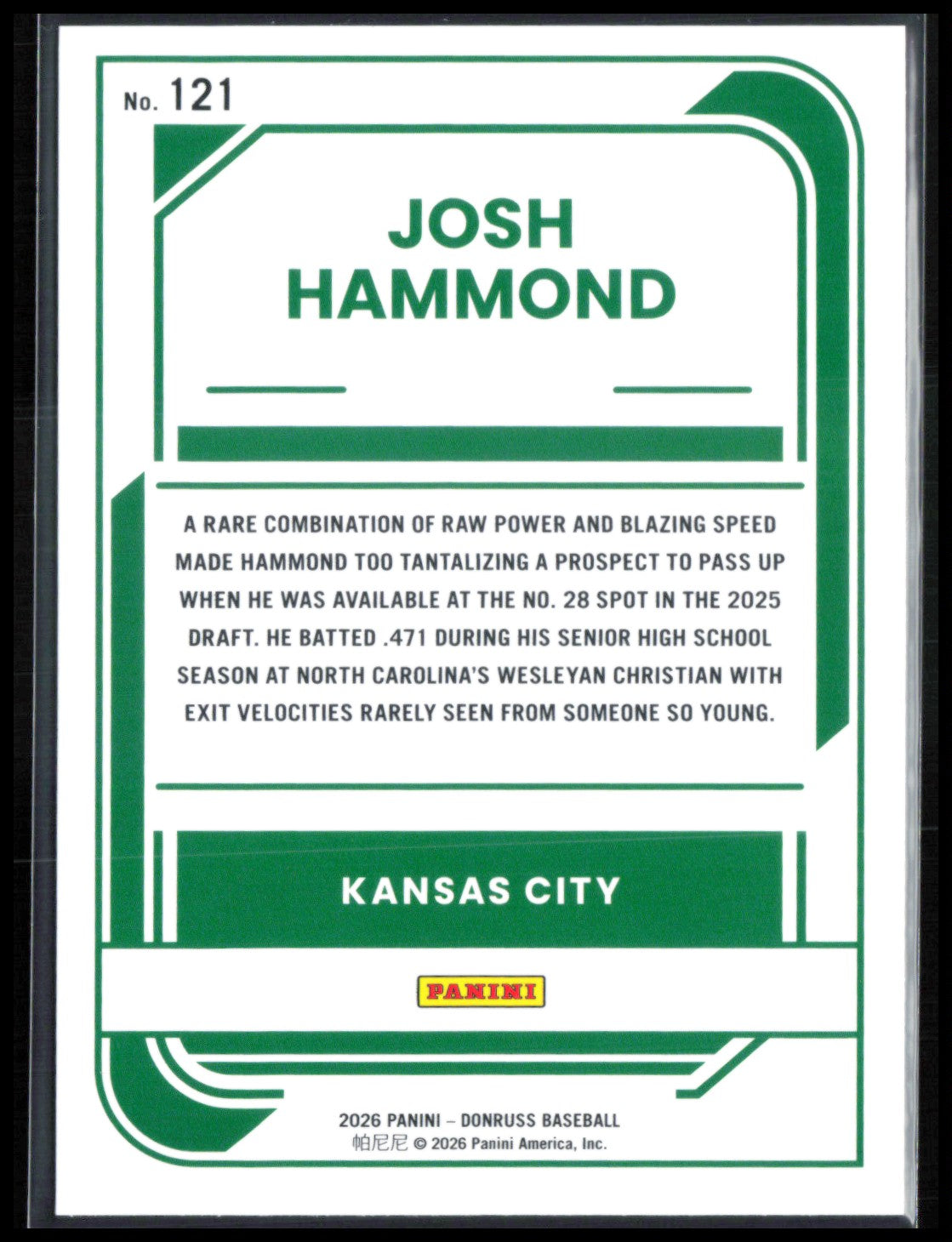 Josh Hammond Rated Prospect Liberty