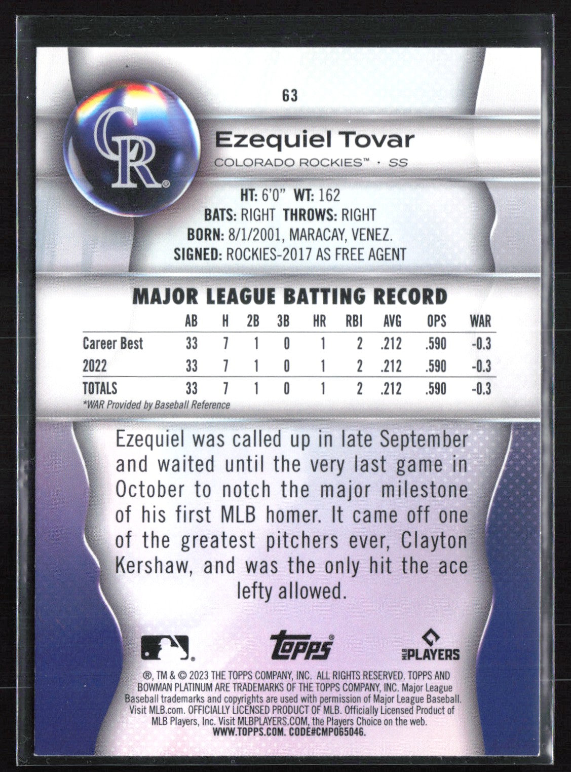 Ezequiel Tovar RC