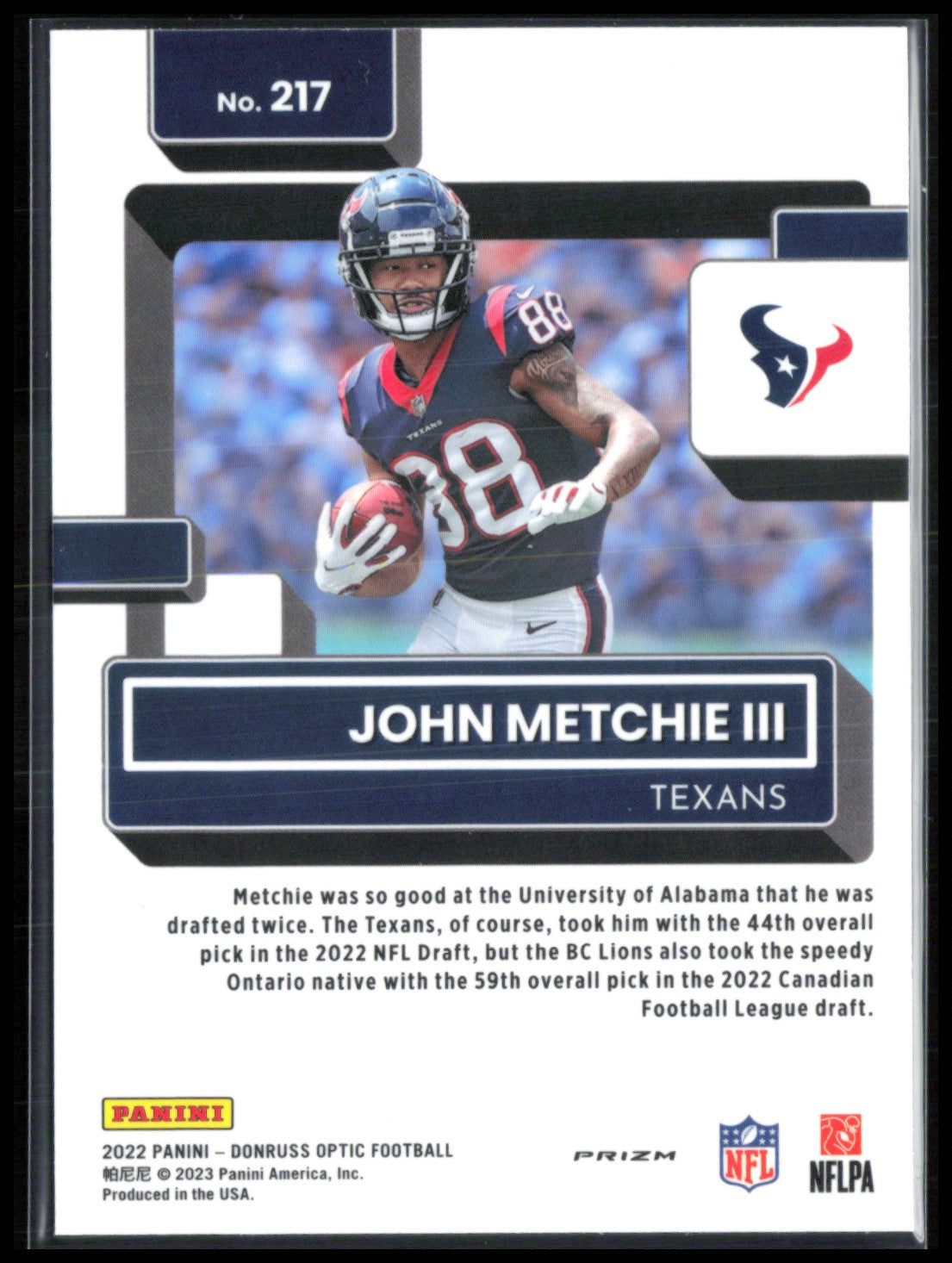 Roschon Johnson RC Blue Glitter