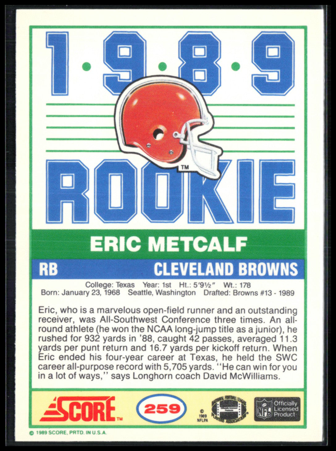 Eric Metcalf 1989 RC