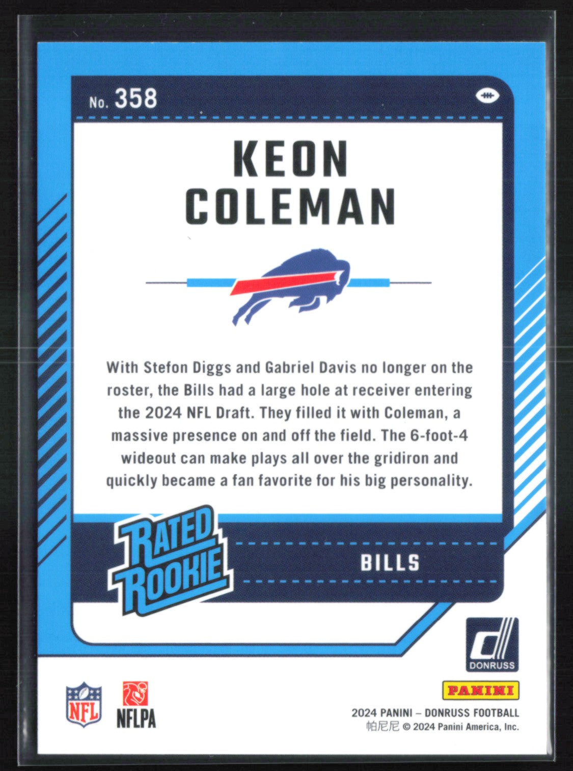 Keon Coleman RC
