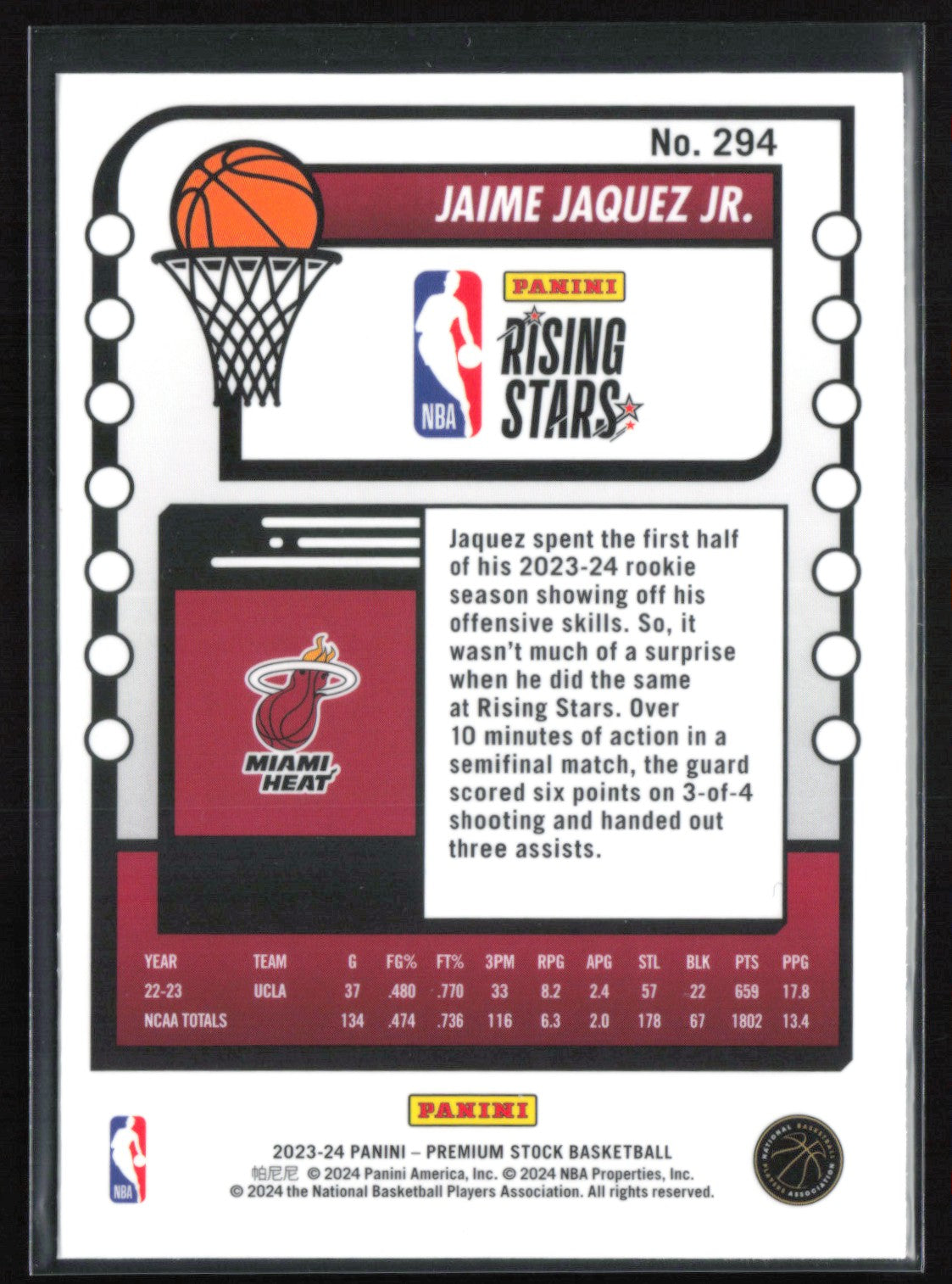 Jaime Jaquez Jr. RC