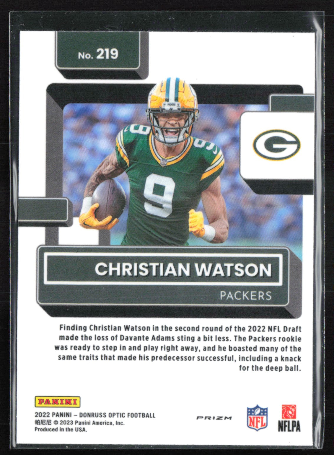 Christian Watson RC Pink Holo