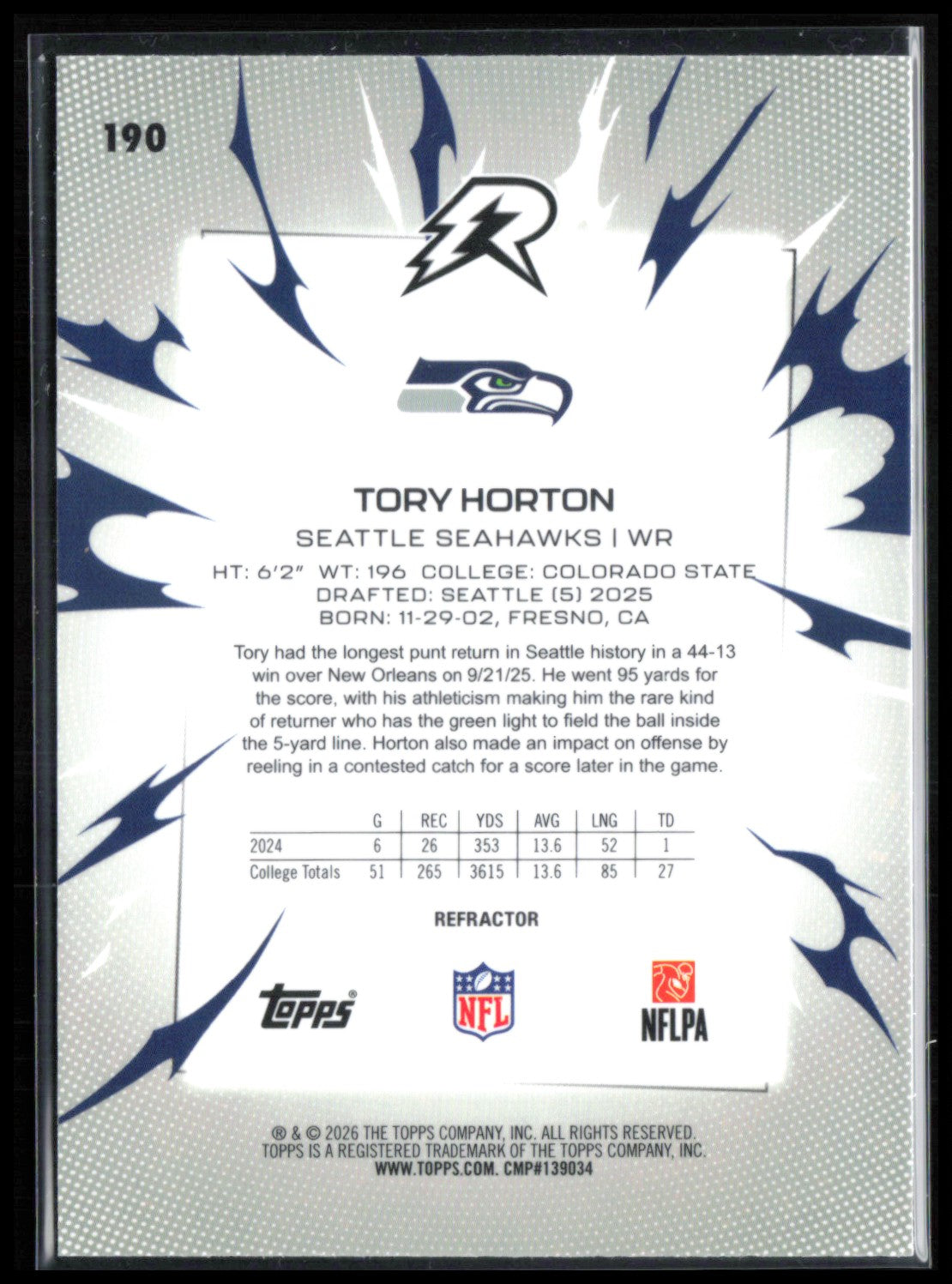 Tory Horton RC Refractor
