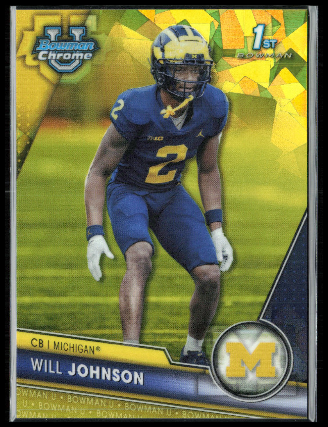 Will Johnson 1st Bowman Yellow Sapphire /75