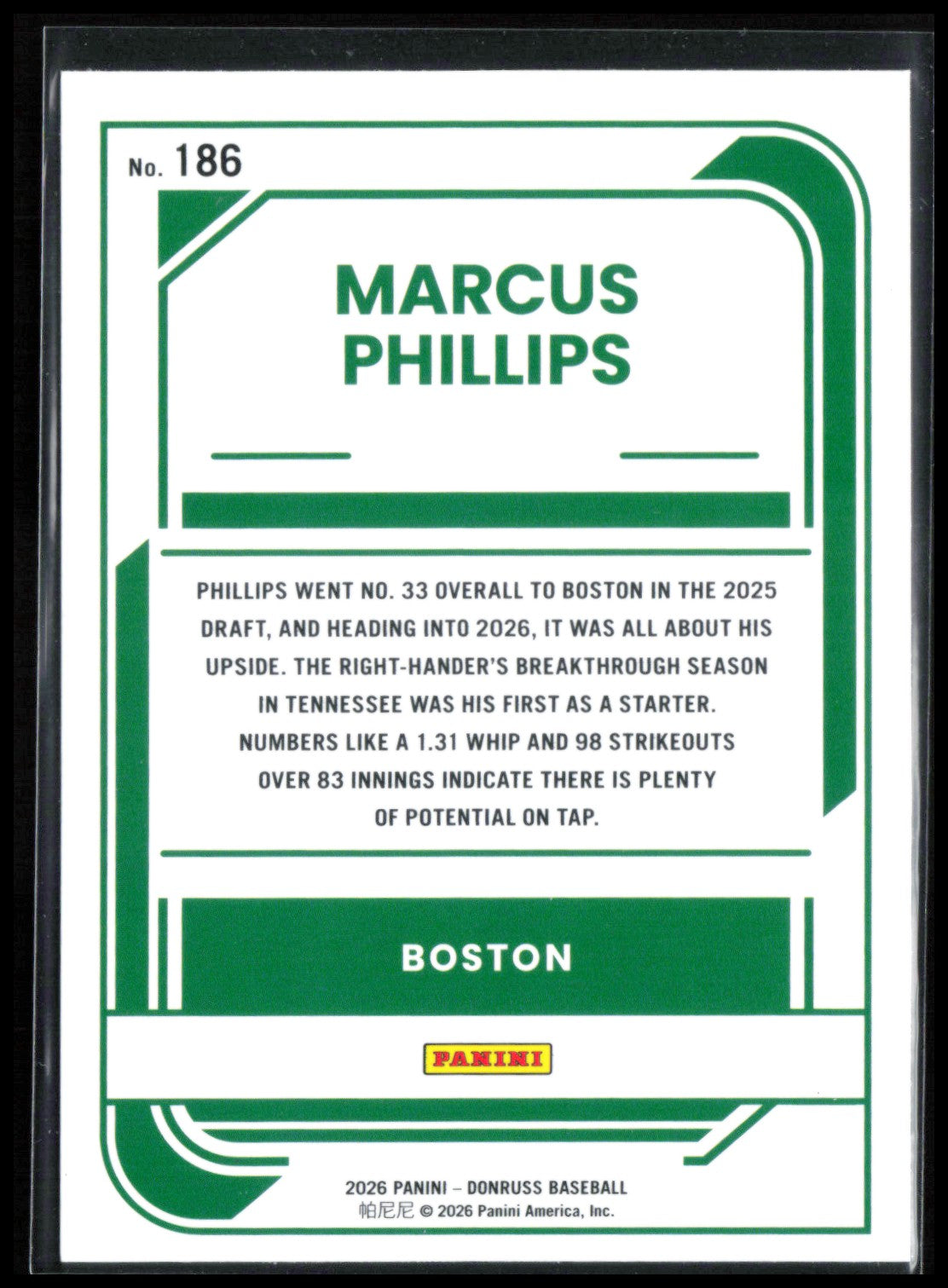 Marcus Phillips Prospect Liberty Parallel