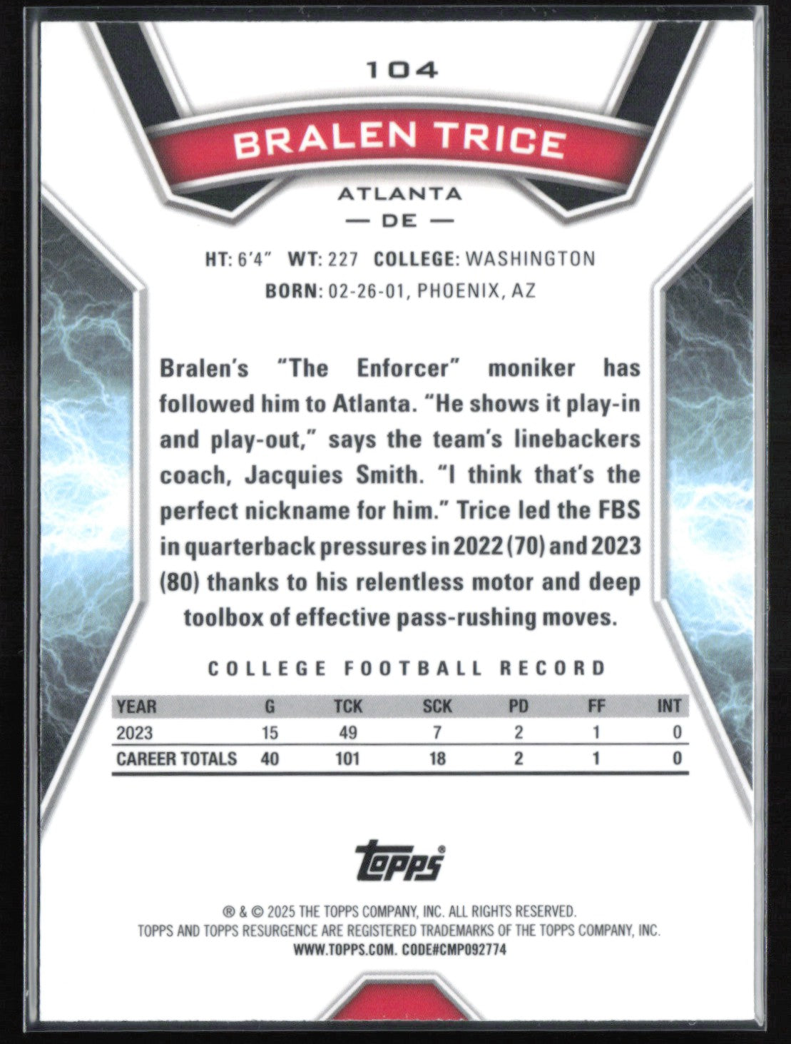 Bralen Trice RC /399