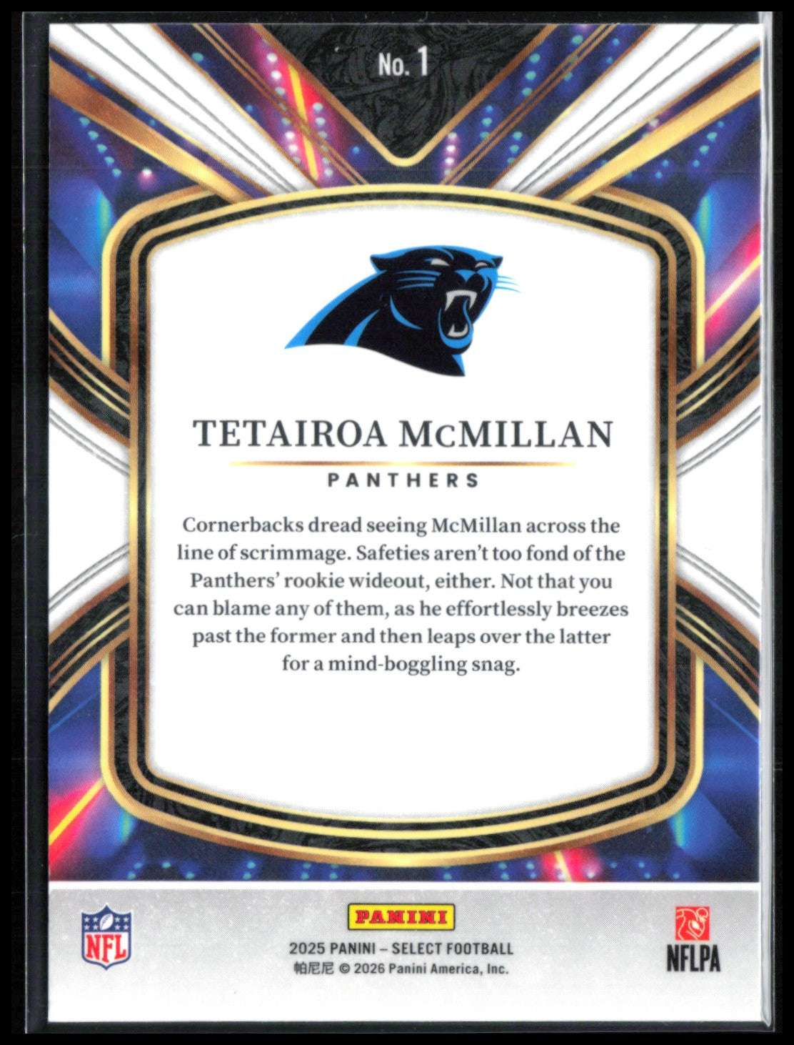 Tetairoa McMillan RC Future