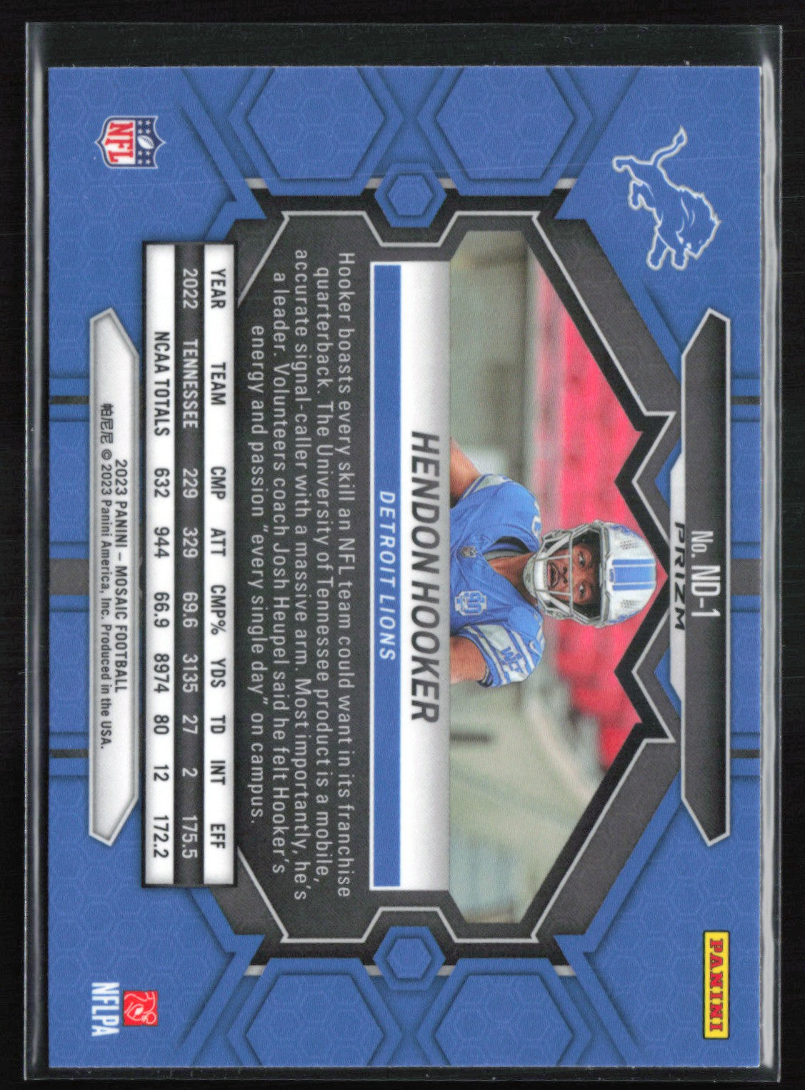 Hendon Hooker RC Reactive Blue