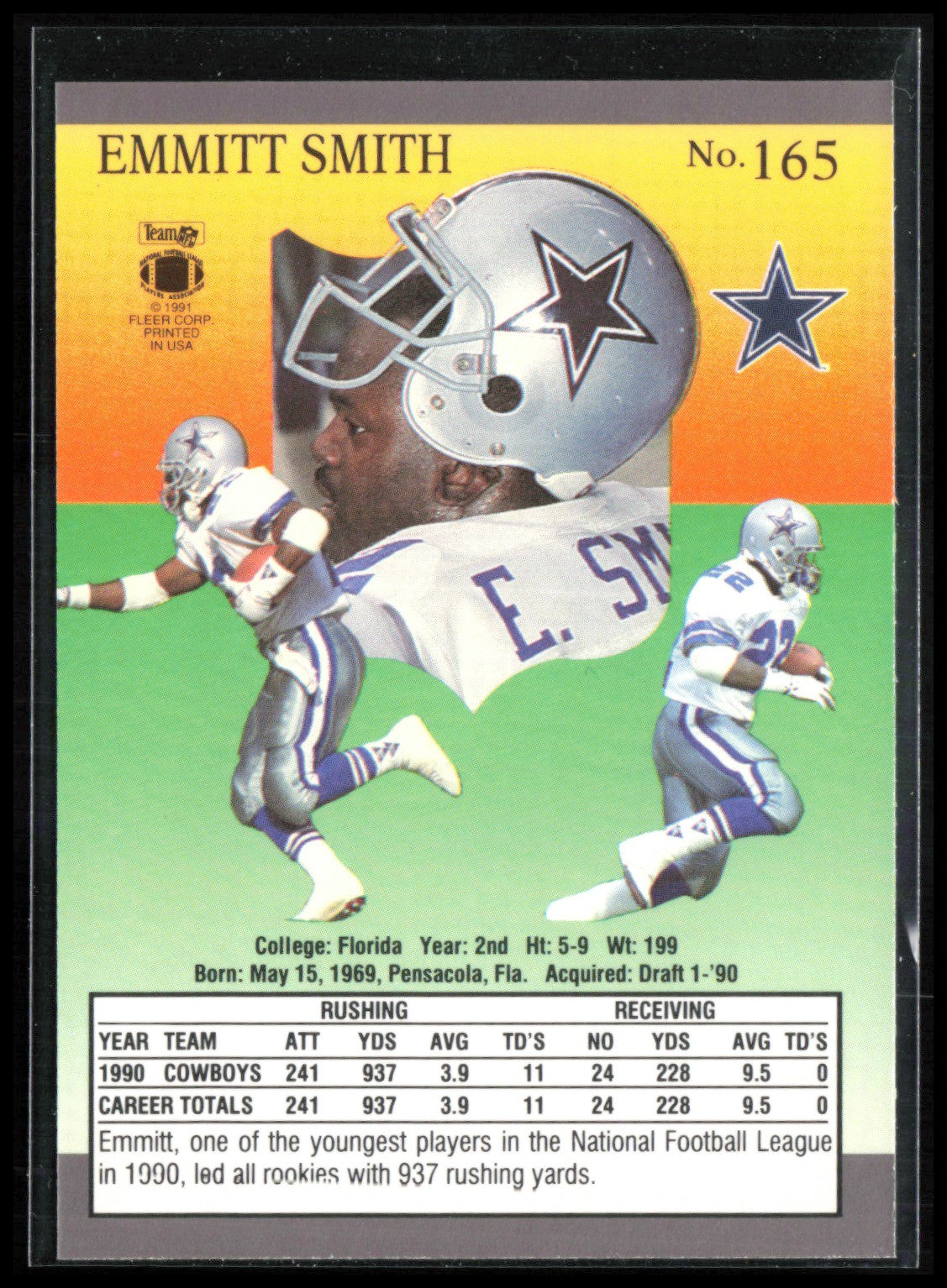 Emmitt Smith 1991 Ultra