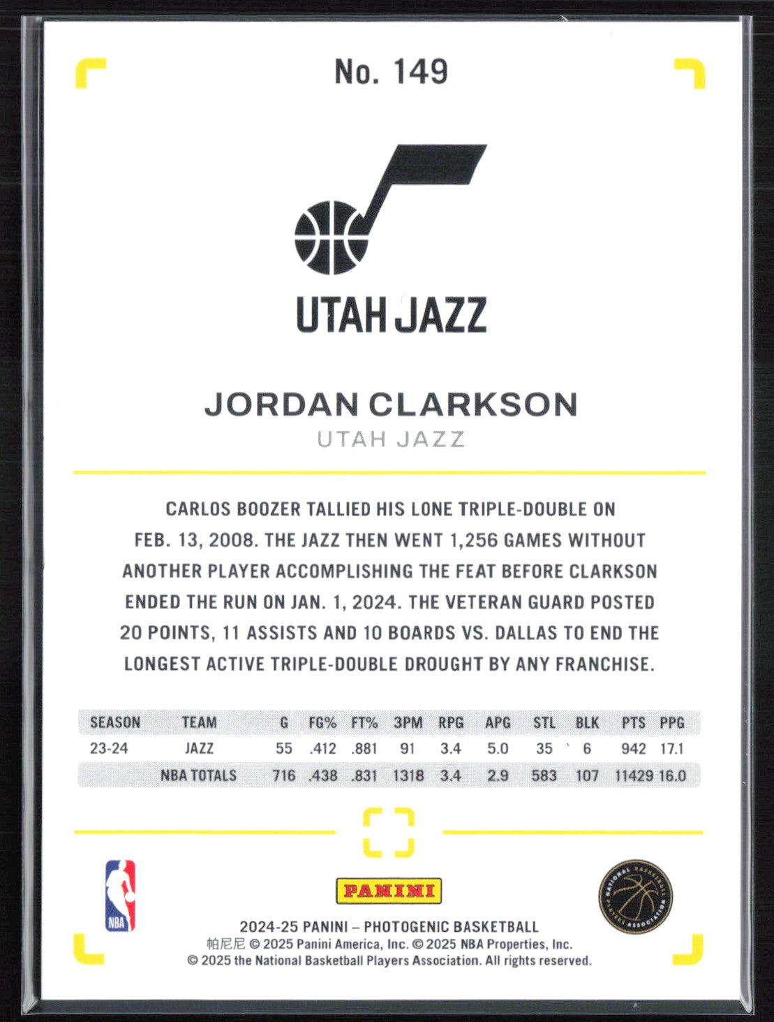 Jordan Clarkson /75 Cracked Ice