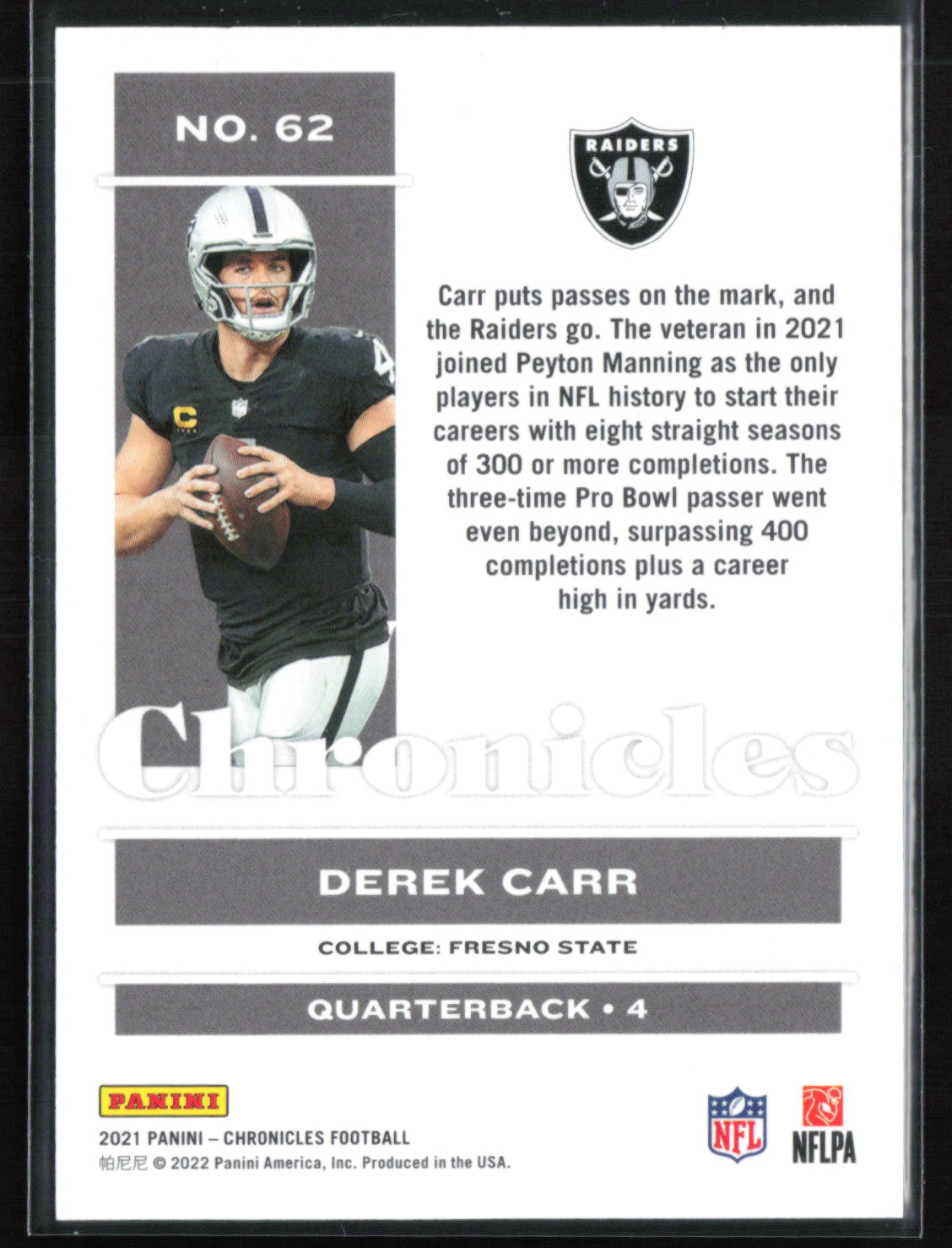 Derek Carr /399