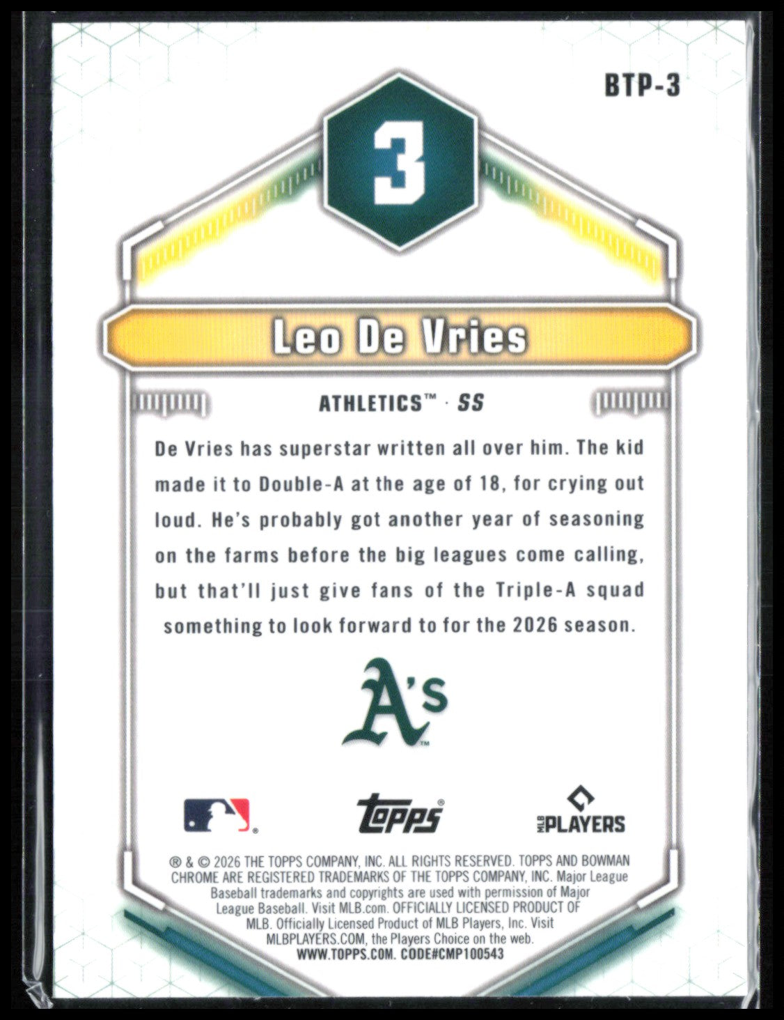 Leo De Vries Top 100
