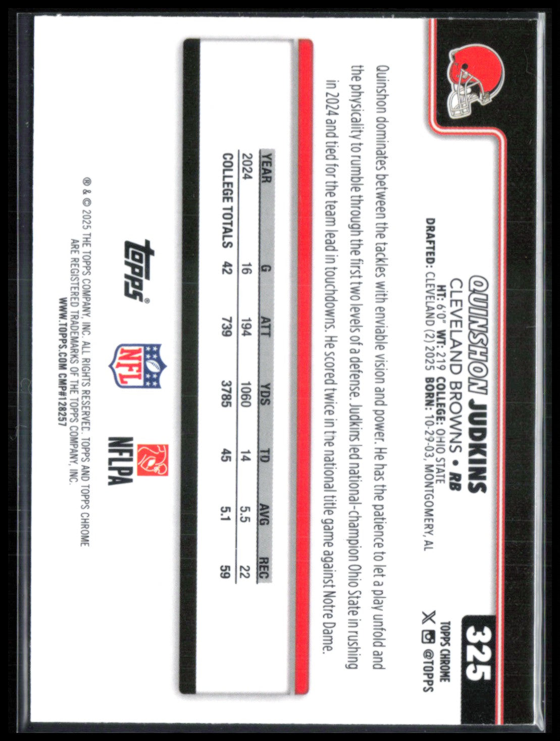 Quinshon Judkins RC