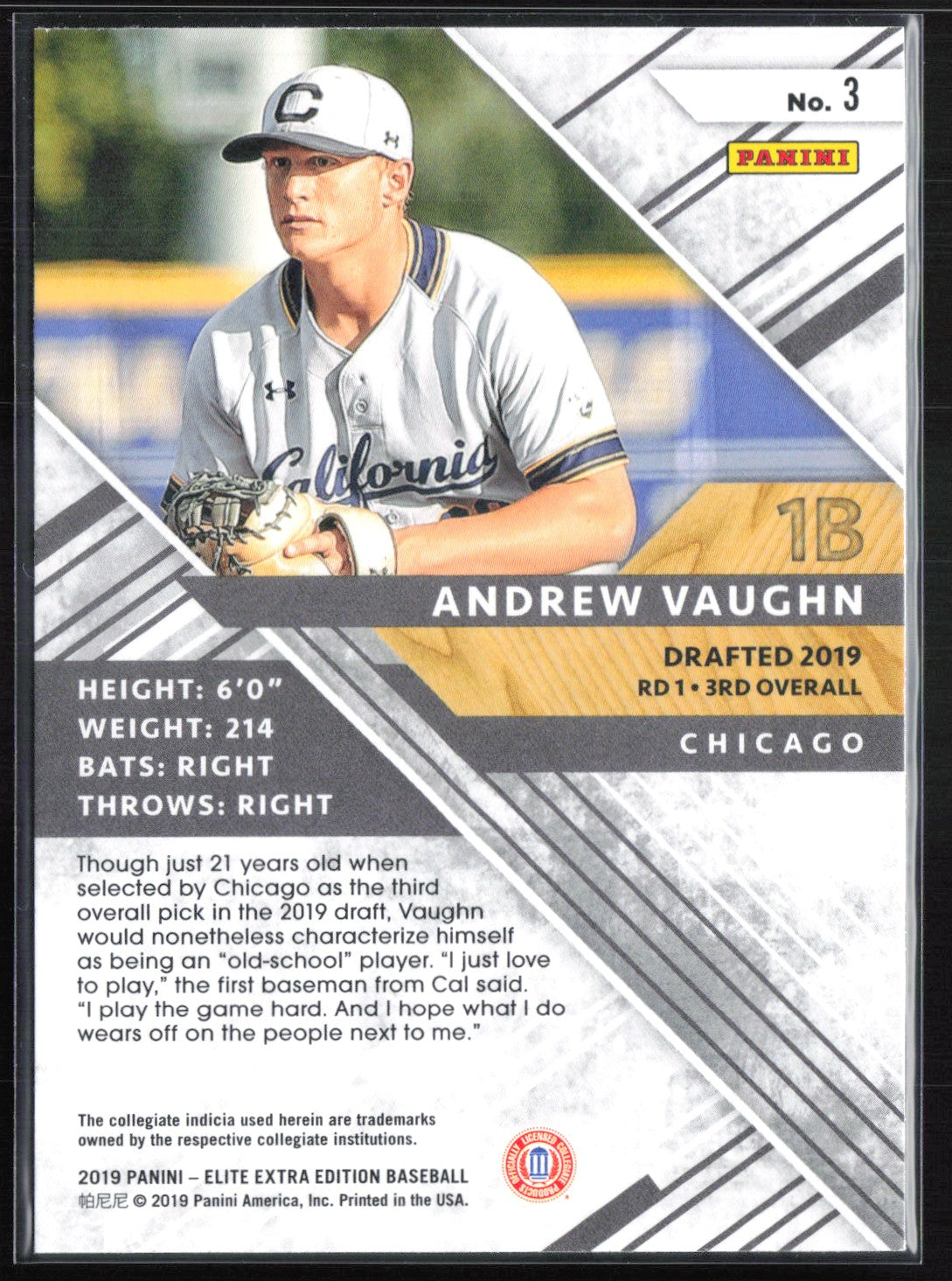 Andrew Vaughn Elite Extra Edition