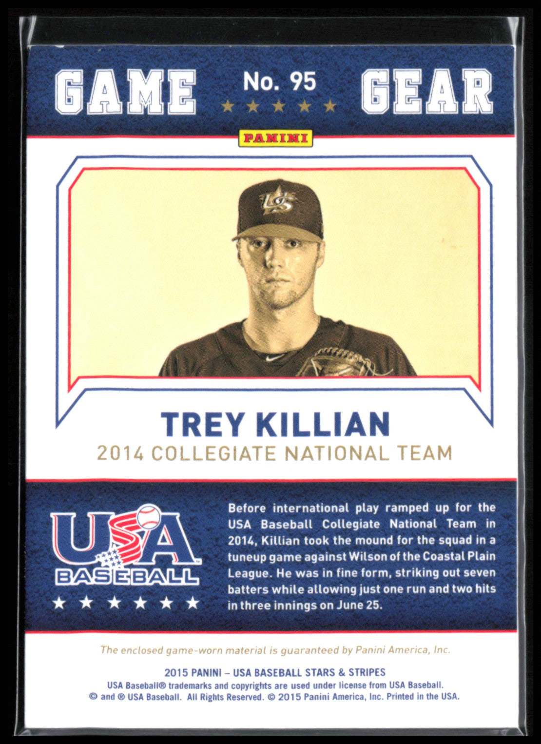 Trey Killian Mem /299