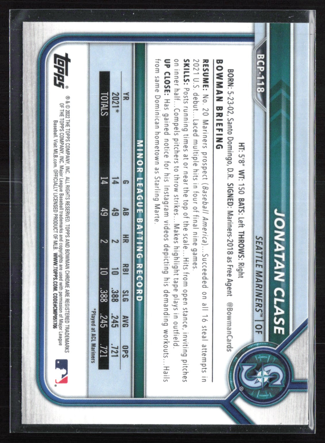 Jonatan Clase 1st Bowman