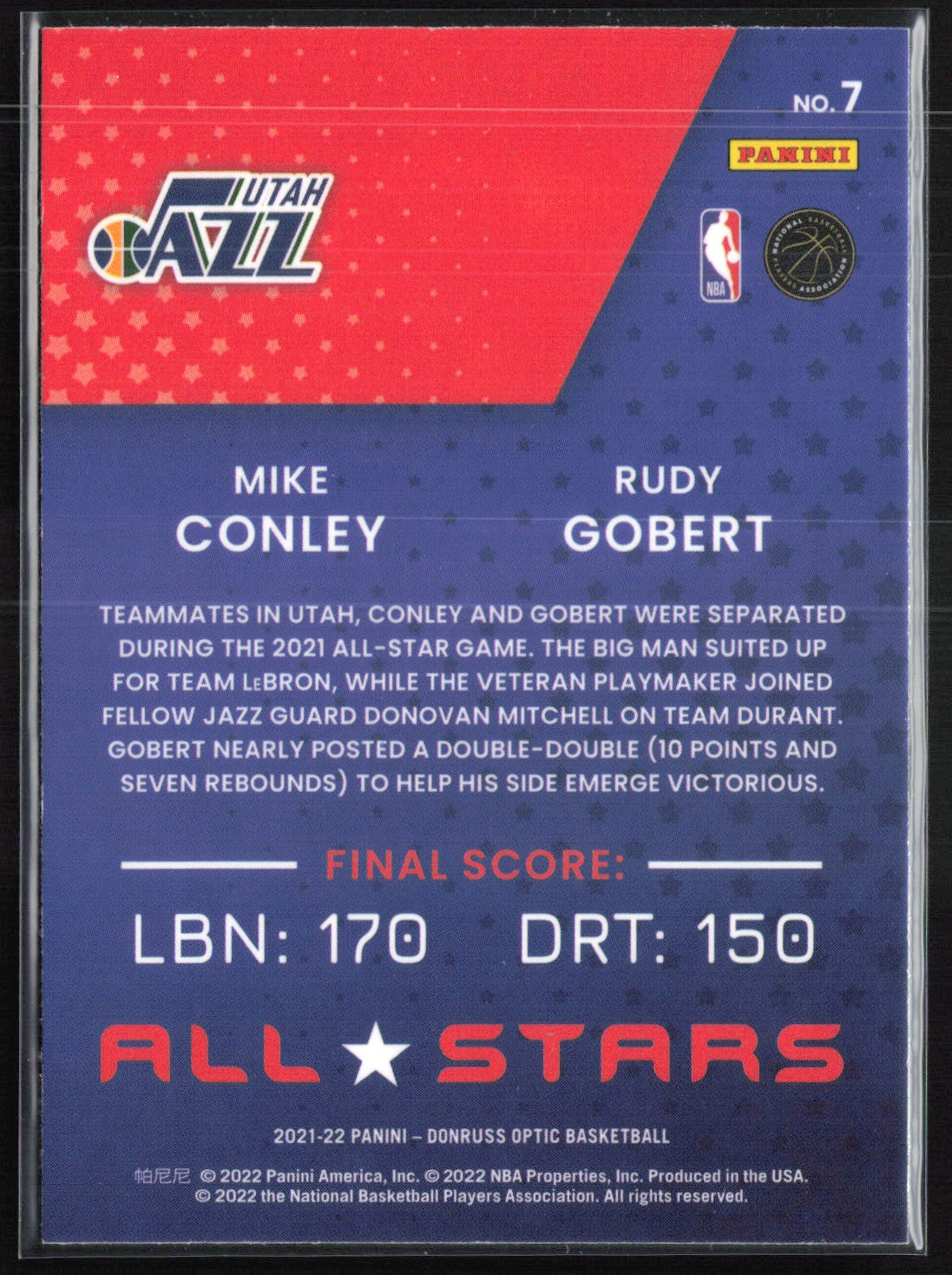 Mike Conley/Rudy Gobert All Stars
