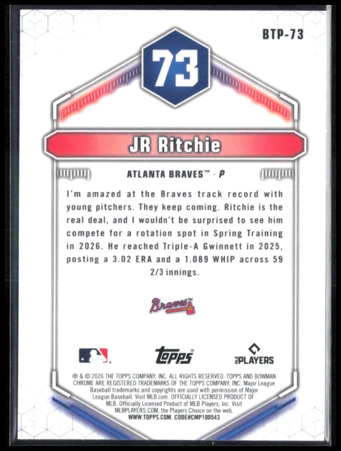 JR Ritchie Top 100