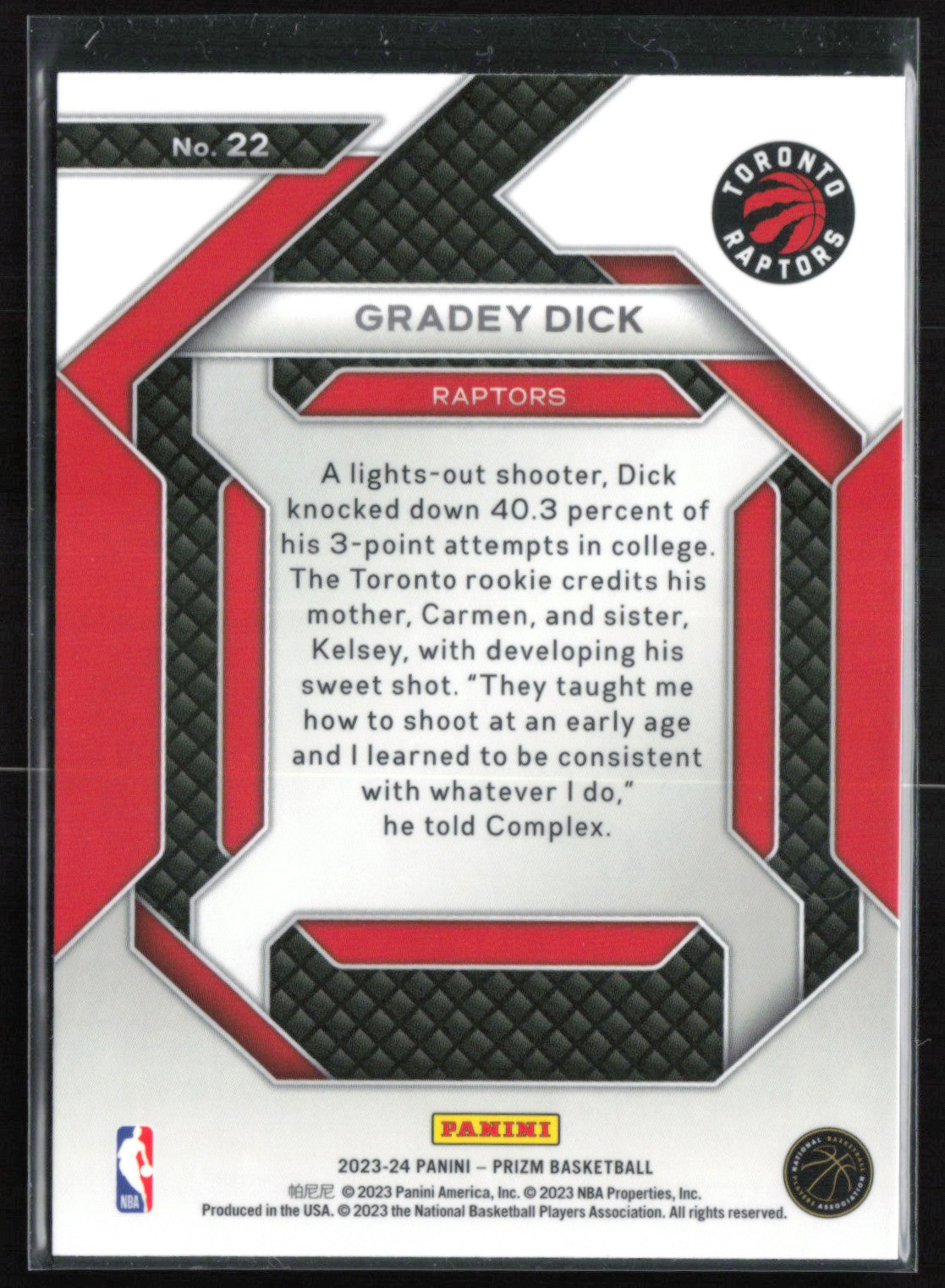 Gradey Dick RC